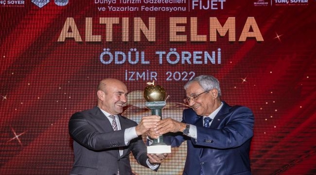 Turizmin Oscar ödülü İzmir Büyükşehir Belediyesi'ne 