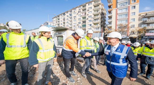 Buca Metrosu'nda ilk kazık çakıldı 