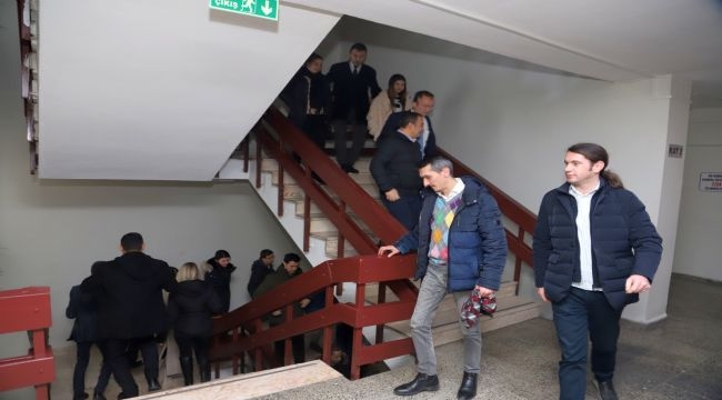 Büyükşehir Belediyesi'nde Yangın Tatbikatı