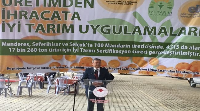 "İyi Tarım"da mandalina sezon kapandı