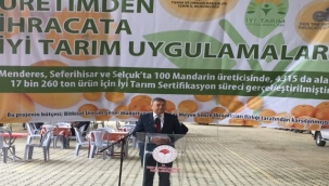"İyi Tarım"da mandalina sezon kapandı