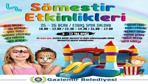 Gaziemir'de eğlenceli yarıyıl 