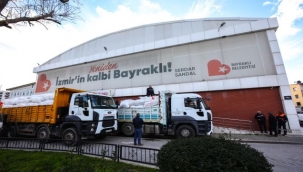 Bayraklı'da büyük deprem dayanışması
