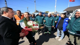 Hatay'daki Konak Belediyesi ekibi döndü 
