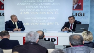 Konak'tan deprem bölgesine 7 milyon TL'lik destek 