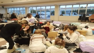 Seferihisar halkından deprem dayanışması 