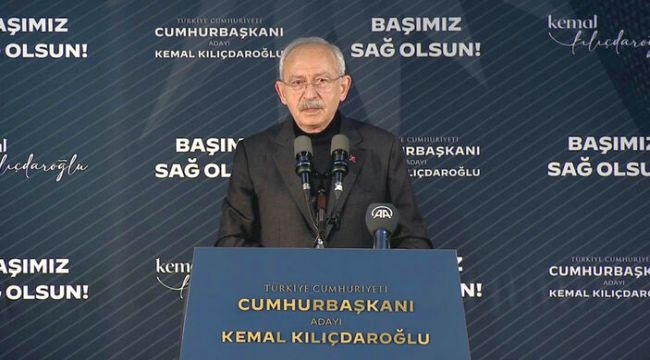 Kılıçdaroğlu: "Temeli atılan konutları biz tamamlayıp, ücretsiz vereceğiz"