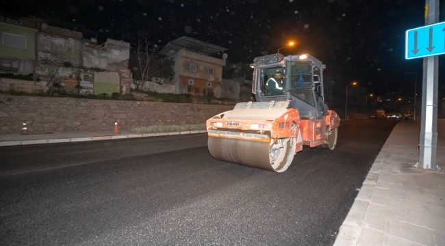 Gürçeşme'de asfalt serimi tamamlandı