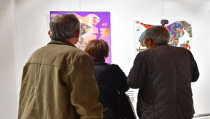 Ressam Fitoğlu'nun "Armağan" sergisi açıldı