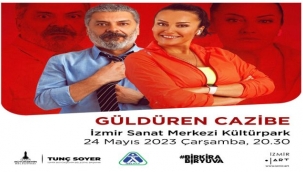 Güldüren Cazibe "Bir Kira Bir Yuva" için sahnede