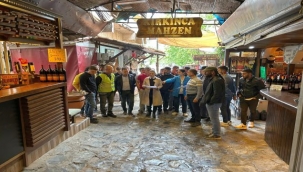 Turistik köy Şirince'nin çarşısı yenileniyor