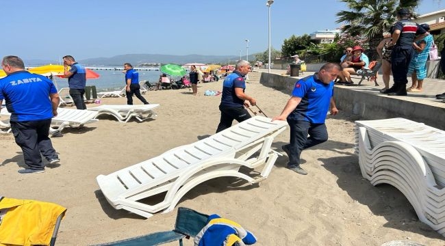 Menderes;te Zabıtadan Sahil Denetimi