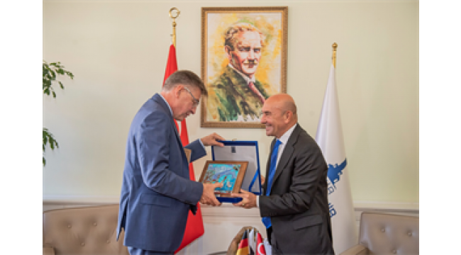 Almanya İzmir Başkonsolosu Schröer Soyer'i ziyaret etti