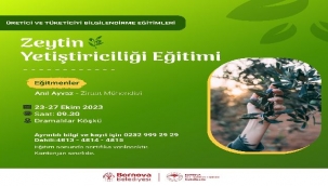 Bornova Belediyesi'nden Zeytincilik Eğitimi