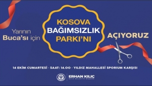  Buca'da Kosova Bağımsızlık Parkı açılıyor
