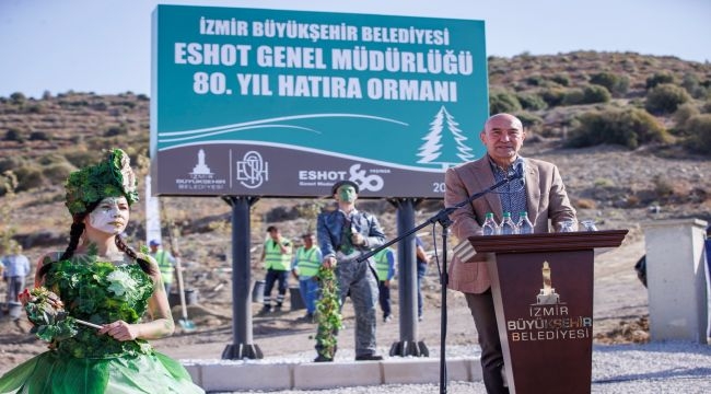 Cumhuriyetin 100'üncü yılında İzmir'e ESHOT Ormanı