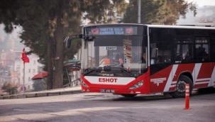 Ata'nın sözleri İzmir'de otobüsleri süsledi 