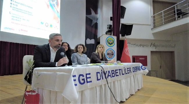 Diyabet hakkında her şey Bornova'da konuşuldu