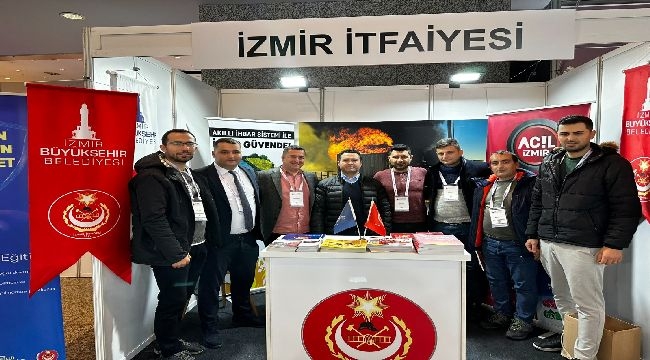 İzmir itfayesi uluslar arası yangın güvenliği sempozyumu'na katıldı