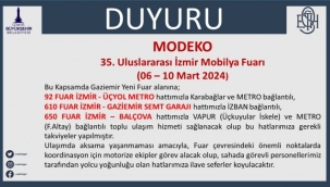 ESHOT'tan fuarlar için ulaşım düzenlemesi