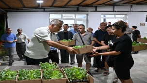 Bornova'da kışlık sebze eğitimi