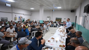 Şantiyede kahvaltı