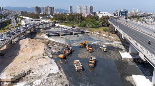 764 kilometre uzunluğunda dere temizliği
