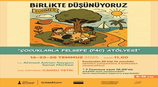 Çocuklarla Felsefe Atölyesi AASSM'de başlıyor