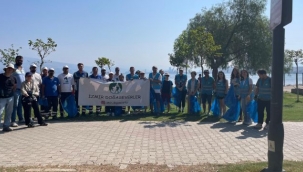 Çakalburnu Lagünü'nde çevre temizliği