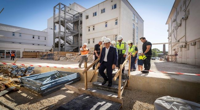 İzmir'in sağlık üssünün yapımı hızla ilerliyor