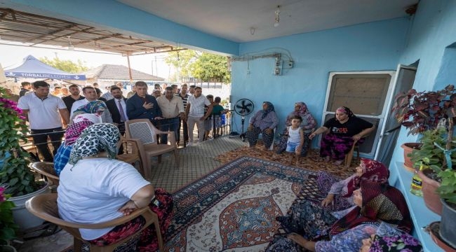 Tugay'dan taziye ziyareti
