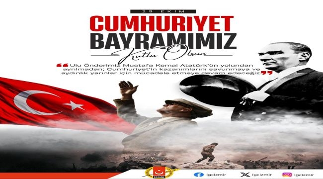 Yaşasın 29 Ekim, yaşasın Cumhuriyet!