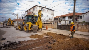 Sarnıç'ta içme suyu yatırımı hızla ilerliyor