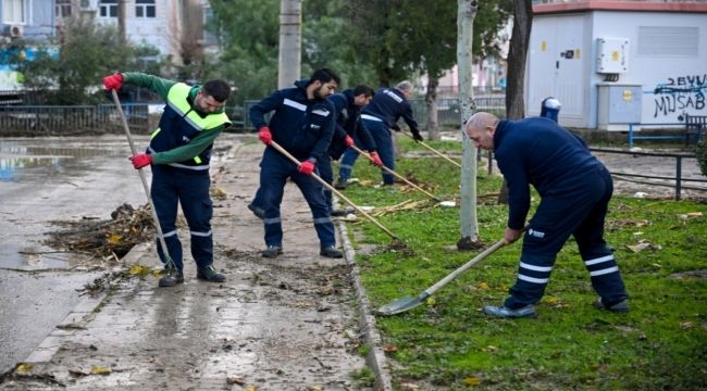 Bornova'da sel seferberliği
