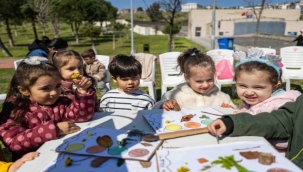 Bornova'da minikler öğrenerek eğlendi