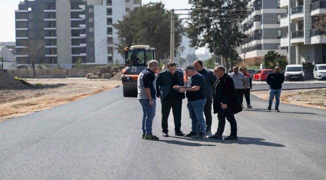 Bornova'da yol çalışmaları hız kesmiyor