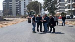 Bornova'da yol çalışmaları hız kesmiyor