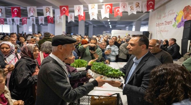 Bornova'da toprağa can, üreticiye destek