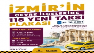 İzmir’in çevre ilçelerine 115 yeni taksi geliyor