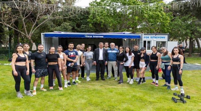 Spor istasyonlarının dördüncüsü Kültürpark'ta açıldı