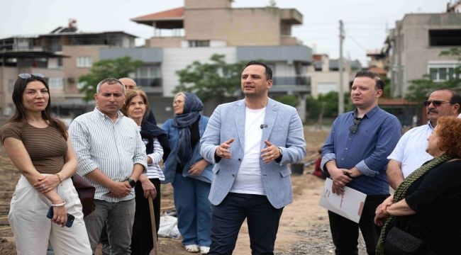 Avrupa'dan Bornova'ya kent bostanı incelemesi