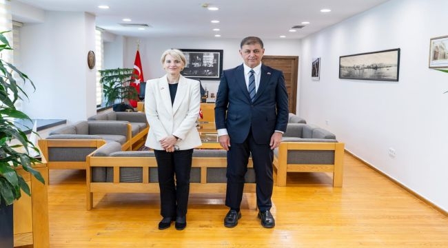  Başkan Tugay, İngiltere Büyükelçisi Morris'i ağırladı