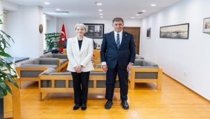  Başkan Tugay, İngiltere Büyükelçisi Morris'i ağırladı