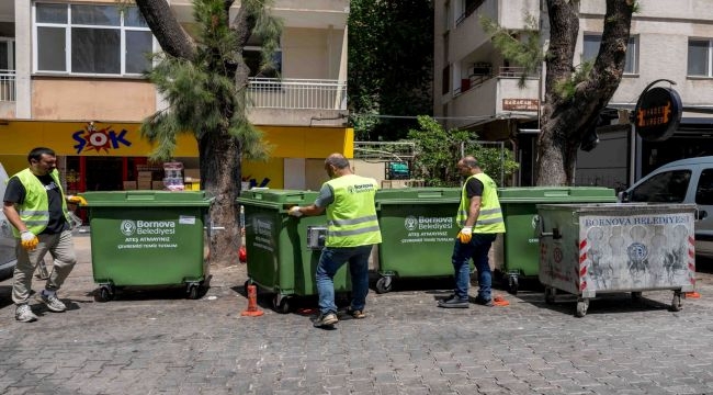 Bornova'ya 325 yeni çöp konteyneri