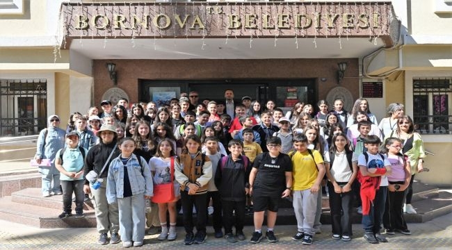 Miniklerden Bornova Belediyesi'ne ziyaret