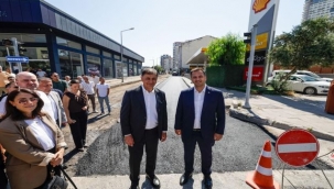 Çamdibi'nin yolları yenileniyor
