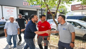Başkan Eşki'den 3. Sanayi Sitesi'ne ziyaret