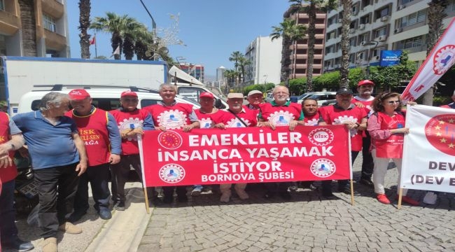 DİSK Dev Emekli-Sen eylemi