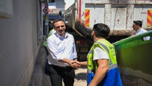 Başkan Eşki Çamdibi'nde sözünü tutuyor