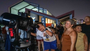 Bornova'da 8500 yıllık tarihin gölgesinde unutulmaz gökyüzü gözlemi